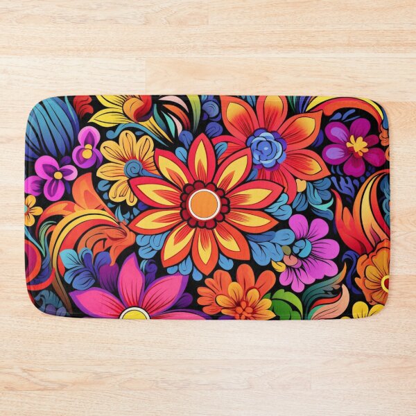 Item preview, Wonderful Vibrant Flowers Pattern #4 designed and sold by GrinGalore.