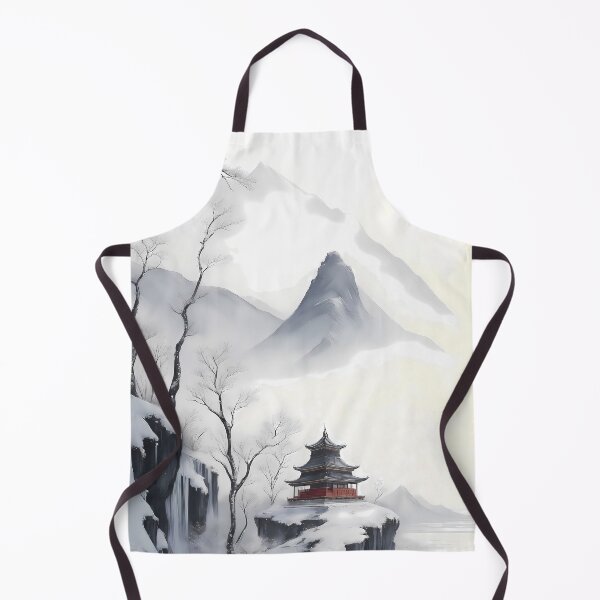 Item preview, Asian winter landscape designed and sold by Pixeledfox.