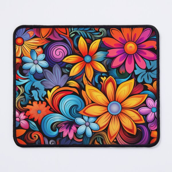 Item preview, Wonderful Vibrant Flowers Pattern #5 designed and sold by GrinGalore.