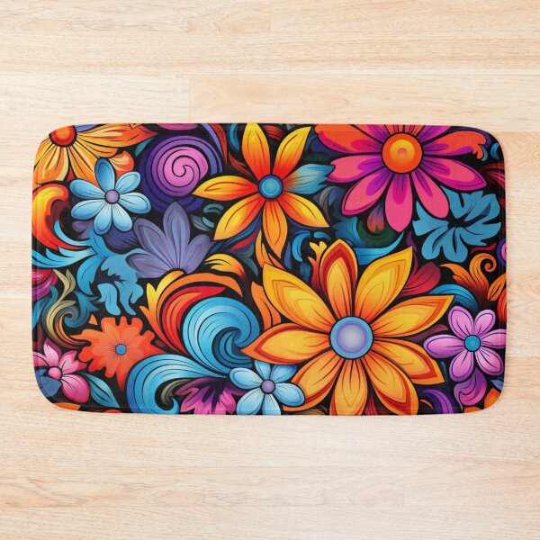 Item preview, Wonderful Vibrant Flowers Pattern #5 designed and sold by GrinGalore.