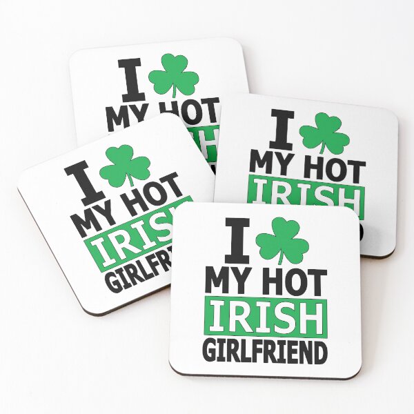 Item preview,  I Love My Hot Irish Girlfriend Funny Valentines Day And St Patricks Day Irish Girlfriend designed and sold by HalloweenGift.