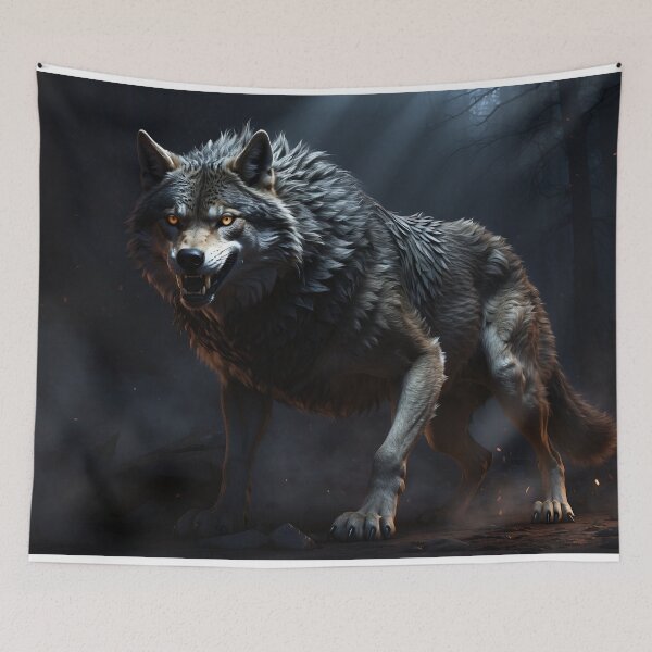 Item preview, Lone Wolf / Vicious Wolf Photography designed and sold by PolygonPinnacle.