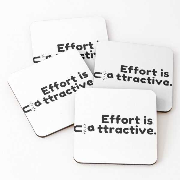 Item preview, Effort is attractive. designed and sold by Bananobanini.