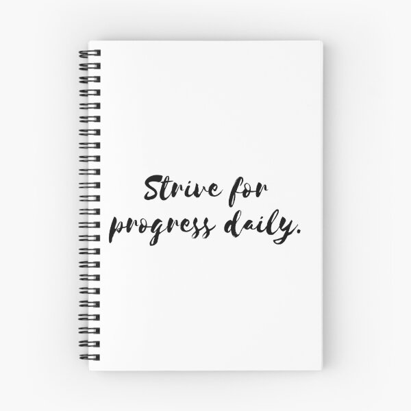 Item preview, Strive for progress daily. designed and sold by Bananobanini.