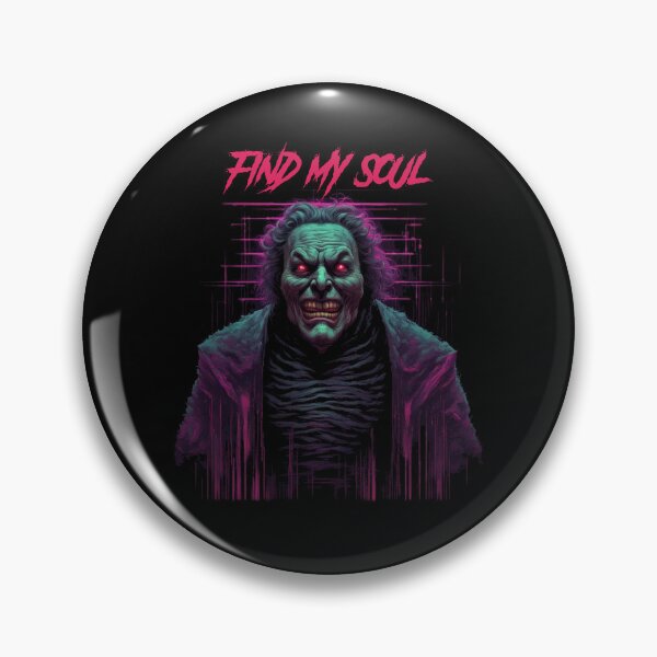 Item preview, Find my soul - synthwave cyberpunk designed and sold by GlitchGrotesque.