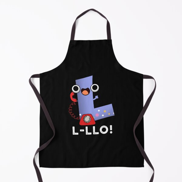 Item preview, L-llo Funny Letter L Pun (Dark BG) designed and sold by punnybone.