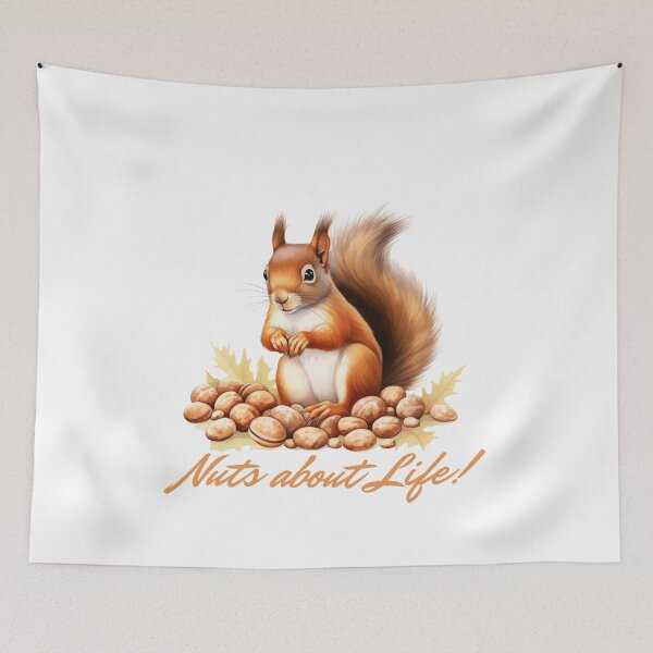 Item preview, Nuts About Life! Squirrel  designed and sold by AndyG066.