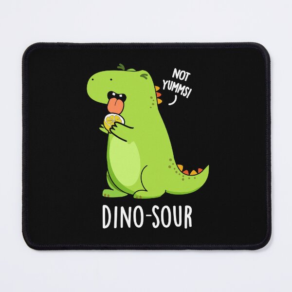 Item preview, Dino-sour Funny Dinosaur Pun (Dark BG) designed and sold by punnybone.