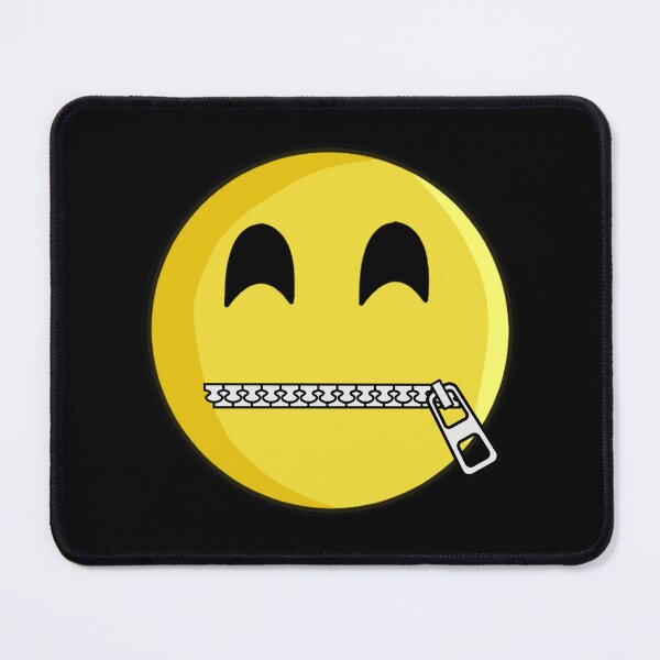Item preview, Zipper Mouth Emoji Happy Face designed and sold by Cr320.