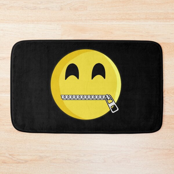 Item preview, Zipper Mouth Emoji Happy Face designed and sold by Cr320.