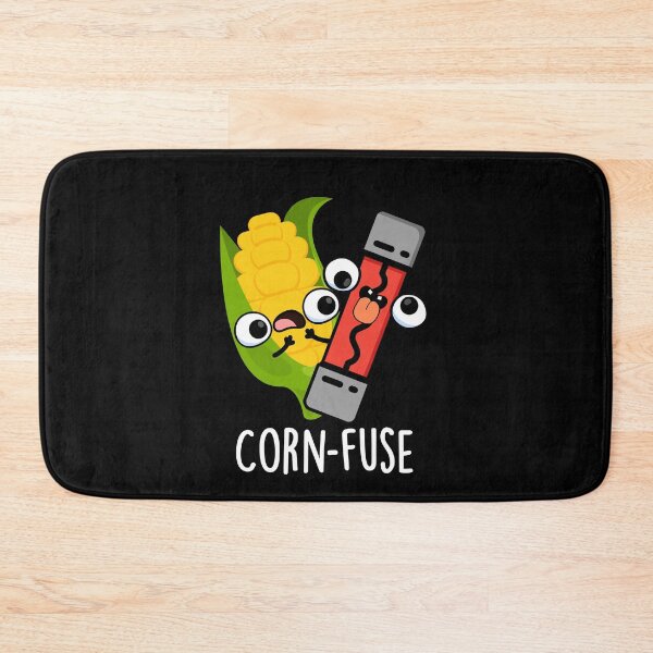 Item preview, Corn-fuse Funny Confused Pun (Dark BG) designed and sold by punnybone.