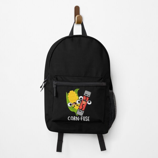 Item preview, Corn-fuse Funny Confused Pun (Dark BG) designed and sold by punnybone.