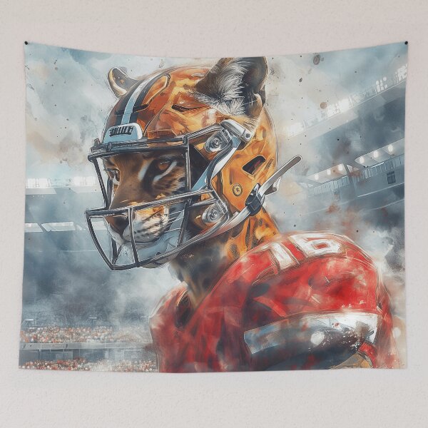 Item preview, Serval  as an American Football Player v3 designed and sold by Sp3ctrumOfColor.