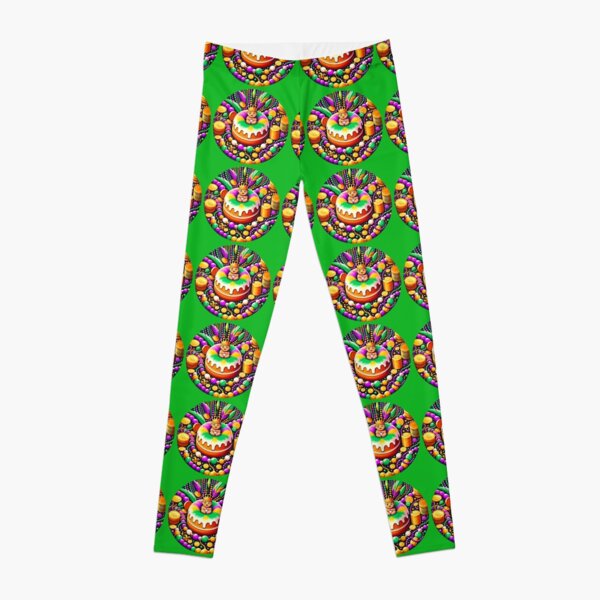 Mardi Gras Diamond Leggings