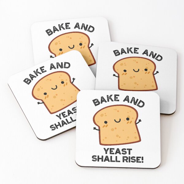 Item preview, Bake And Yeast Shall Rise Funny Bread Pun  designed and sold by punnybone.
