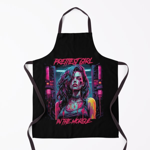 Item preview, Prettiest girl in the morgue - synthwave cyberpunk designed and sold by GlitchGrotesque.