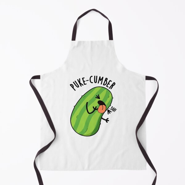 Item preview, Puke-cumber Funny Cucumber Pun  designed and sold by punnybone.