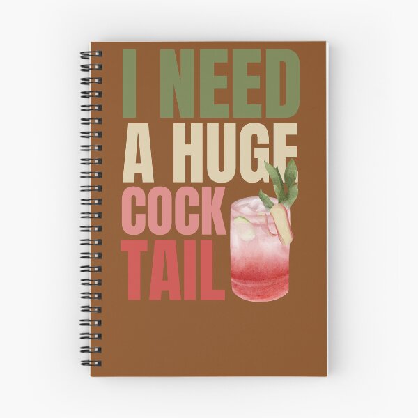 Item preview, I Need a Huge COCKtail Funny Adult Humor Drinking Vintage designed and sold by AB-NewStyle.