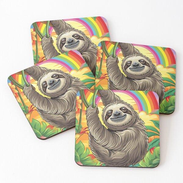 Item preview, Cheerful Sloth Delight designed and sold by cute-animals99.