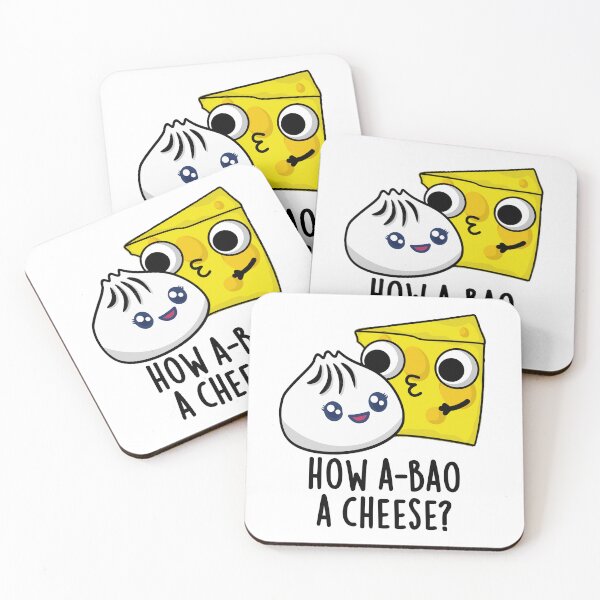 Item preview, How A-bao A Cheese Funny Food Pun  designed and sold by punnybone.