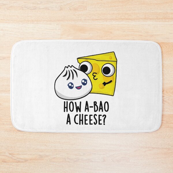 Item preview, How A-bao A Cheese Funny Food Pun  designed and sold by punnybone.
