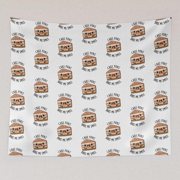 Item preview, Cake Puns Bake Me Smile Funny Food Pun  designed and sold by punnybone.