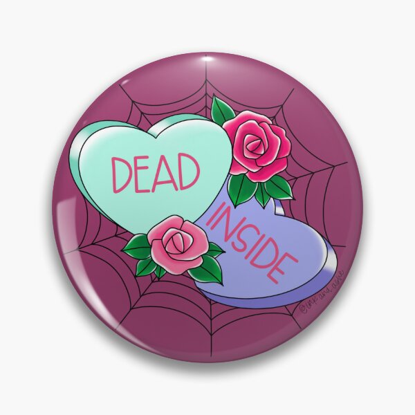 Item preview, "Dead Inside" Candy Hearts  designed and sold by inkandashe.