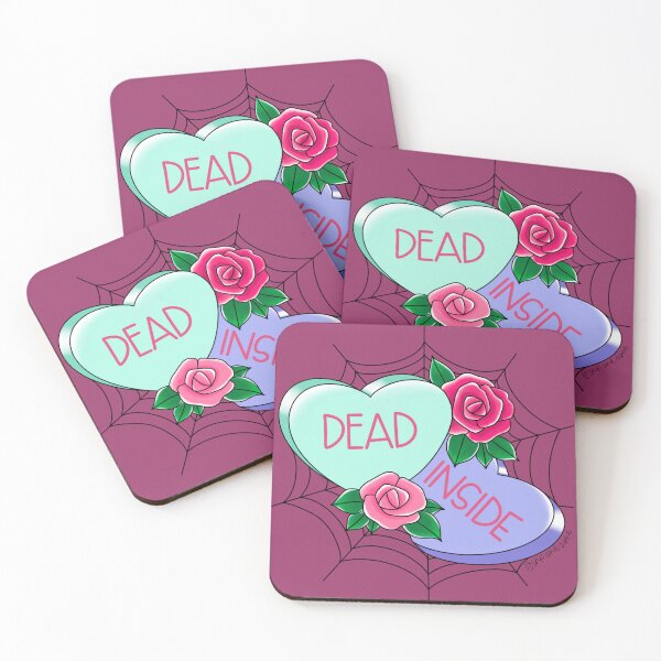 Item preview, "Dead Inside" Candy Hearts  designed and sold by inkandashe.