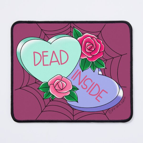 Item preview, "Dead Inside" Candy Hearts designed and sold by inkandashe.