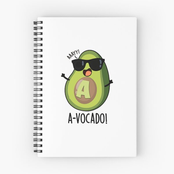 Item preview, A-vocado Funny Avocado Pun designed and sold by punnybone.