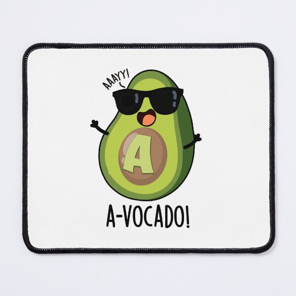 Item preview, A-vocado Funny Avocado Pun designed and sold by punnybone.