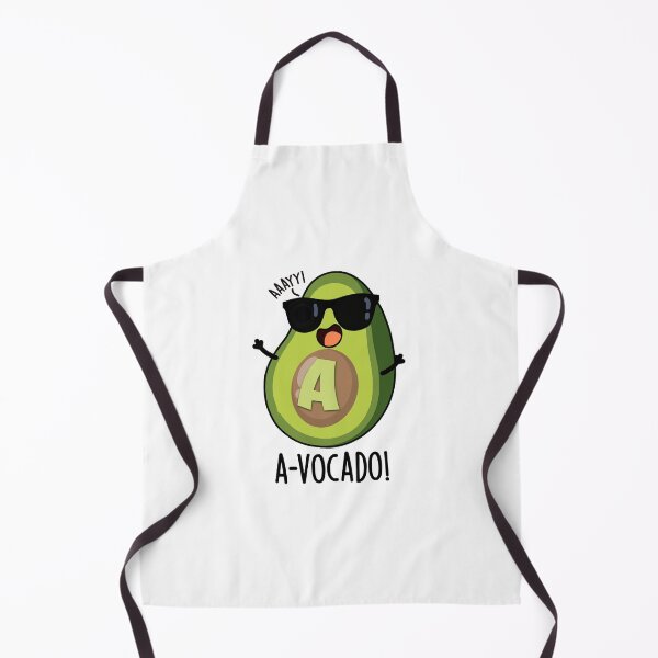 Item preview, A-vocado Funny Avocado Pun designed and sold by punnybone.