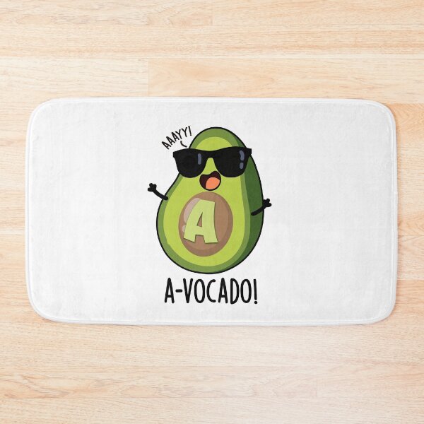 Item preview, A-vocado Funny Avocado Pun designed and sold by punnybone.