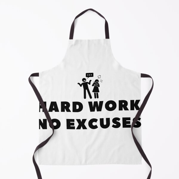 Item preview, Hard Work, No Excuses. designed and sold by Bananobanini.