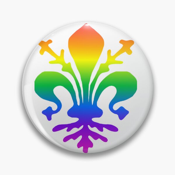 Item preview, Rainbow Fleur-de-Lis designed and sold by Almdrs.