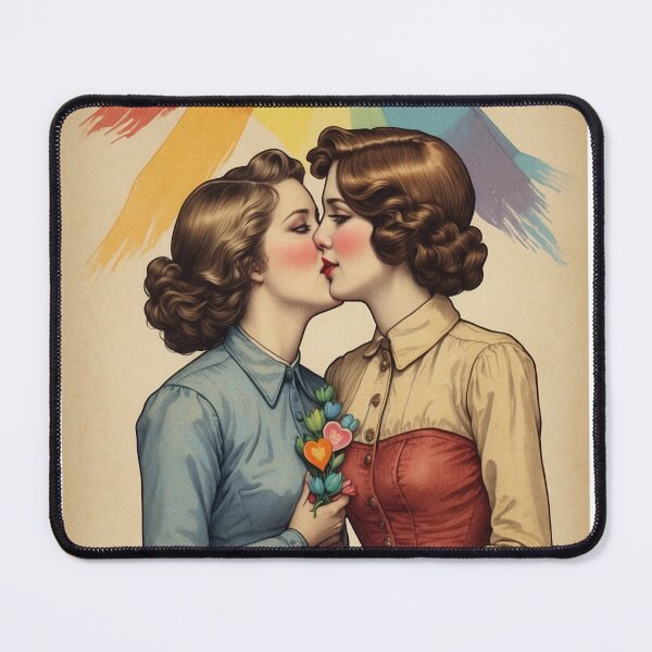 Item preview, Lesbian Vintage, Lesbian Velentine's Day  designed and sold by Mandala108.