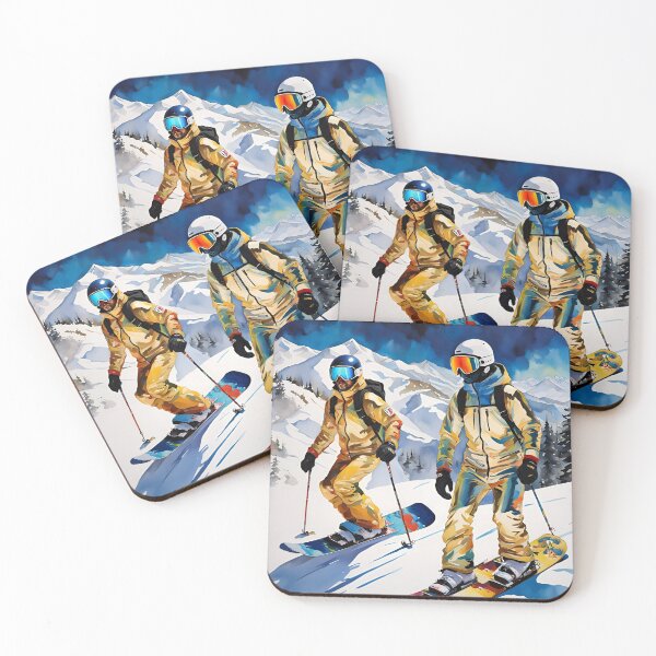 Item preview, Snowboarders in the Mountains designed and sold by Bright-Moonrise.