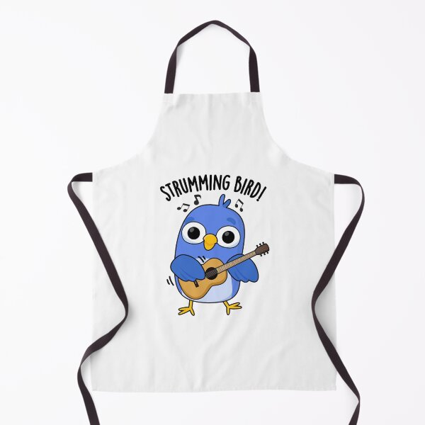 Item preview, Strumming Bird Funny Animal Pun  designed and sold by punnybone.