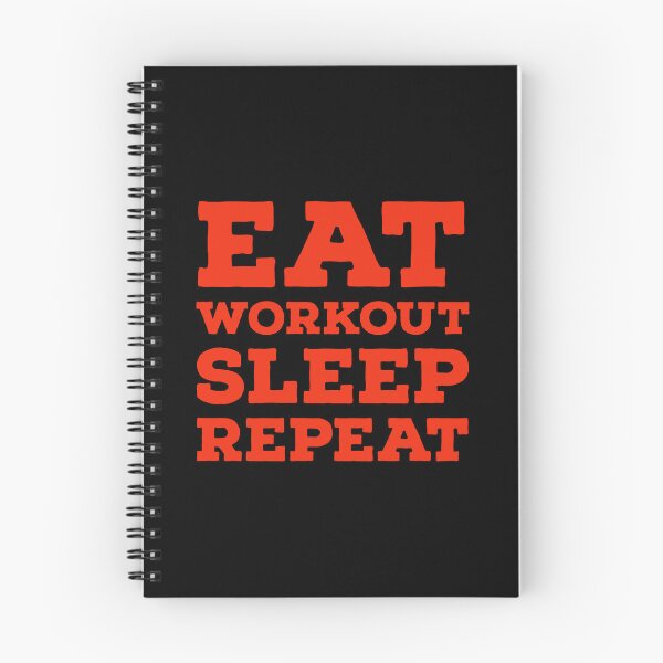 Item preview, Eat Workout Sleep Repeat  designed and sold by DesignsMjB.