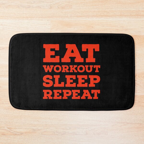 Item preview, Eat Workout Sleep Repeat  designed and sold by DesignsMjB.
