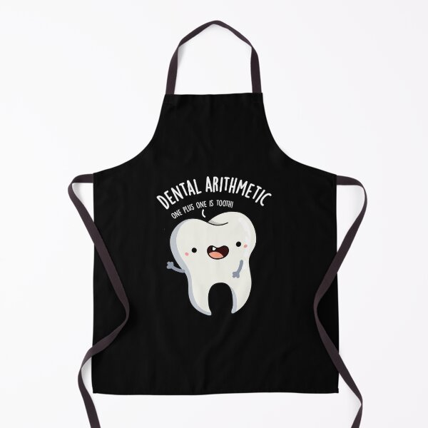 Item preview, Dental Arithmetic Funny Tooth Pun (Dark BG) designed and sold by punnybone.