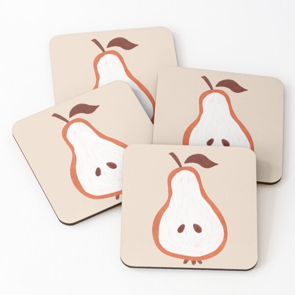 Item preview, Gouache Pear in earthy colors designed and sold by Miss-Belle.