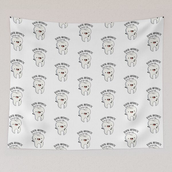 Item preview, Dental Arithmetic Funny Tooth Pun  designed and sold by punnybone.