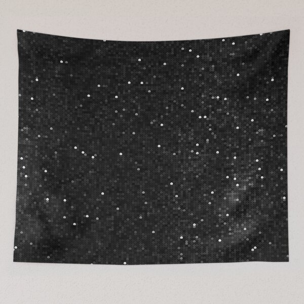 Item preview, Printed image of black sequins v2 designed and sold by JaReVa.
