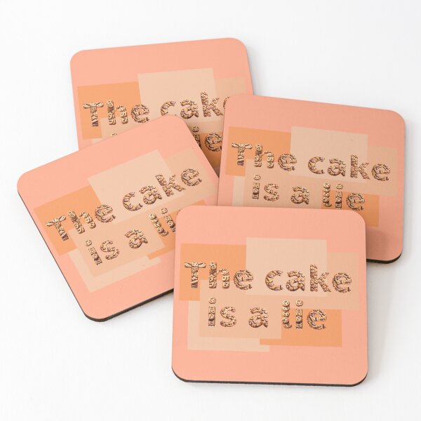 Item preview, The cake is a lie_ cookie letters designed and sold by magenta-dream.