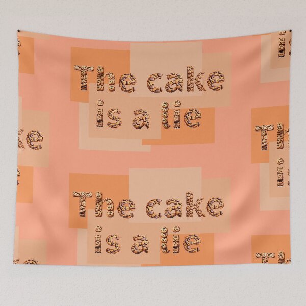 Item preview, The cake is a lie_ cookie letters designed and sold by magenta-dream.