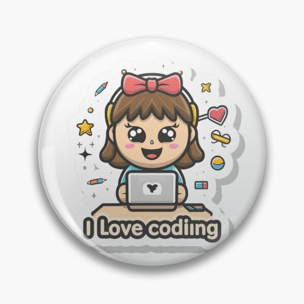 Item preview, coding love i love designed and sold by warningstickers.