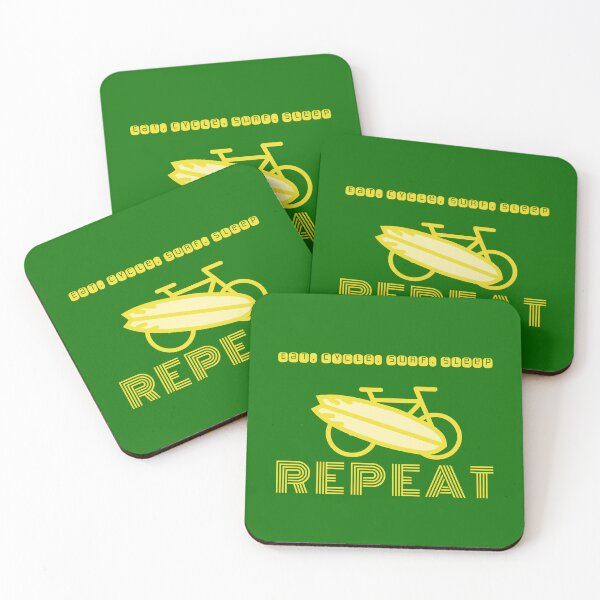 Item preview, Eat - Cycle - Surf - Sleep - REPEAT designed and sold by Tricreation22.
