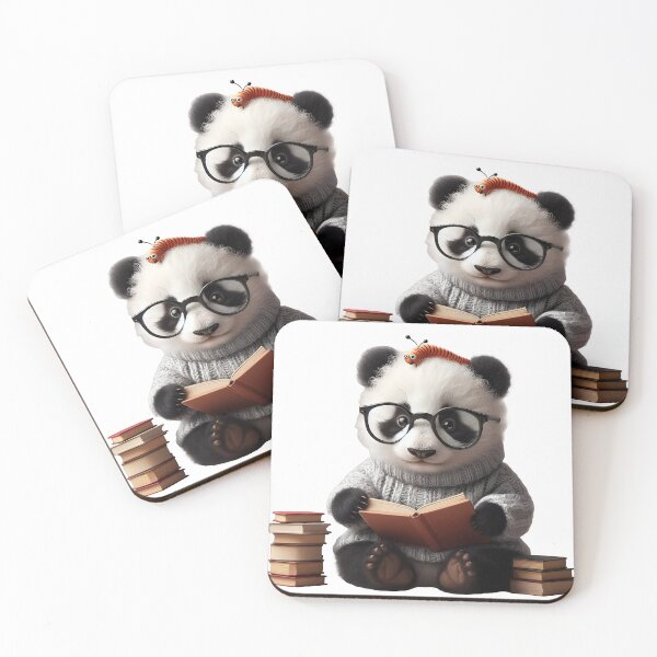 Item preview, Bookworm panda designed and sold by MikePL.