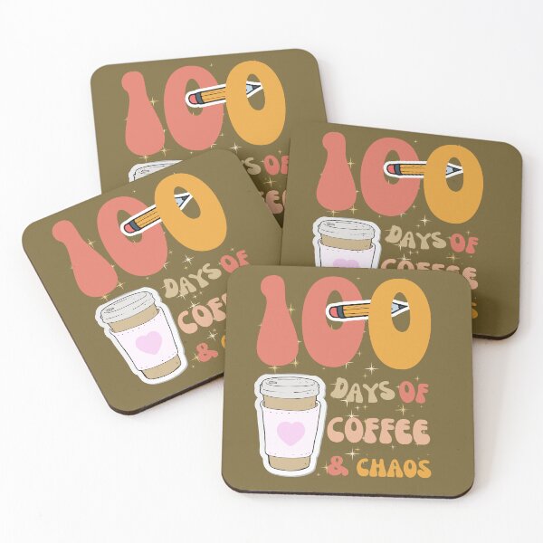 Item preview, 100th Day of School 100 Days of Coffee for Teacher Student designed and sold by AB-NewStyle.
